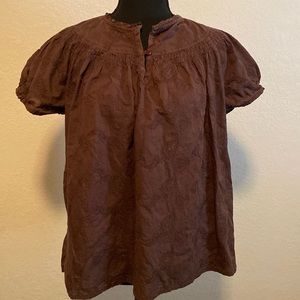 Women’s chocolate brown blouse